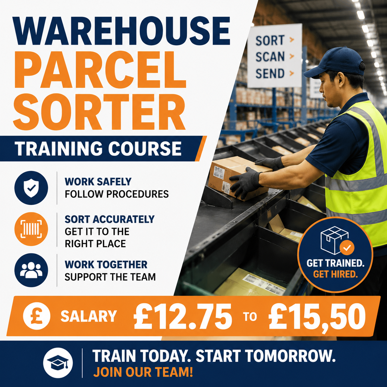 Warehouse Parcel Sorter Training Course